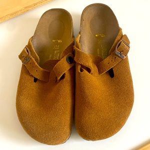 Birkenstock Boston Suede Mule